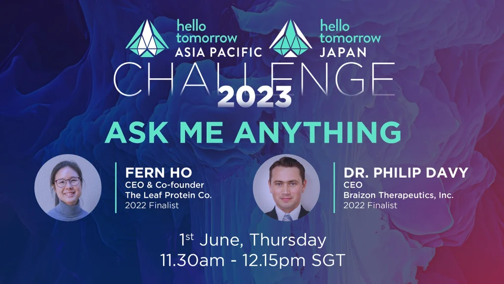 Hello Tomorrow APAC Challenge 2023 – Ask Me Anything