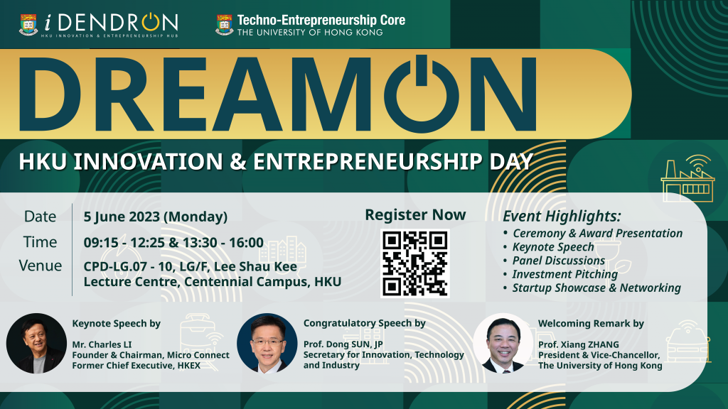DreamOn 2023 – HKU Innovation & Entrepreneurship Day