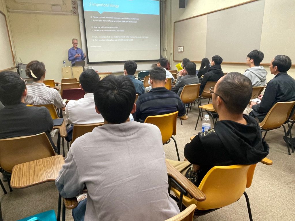 Pitching Training session for HKU Demo Day
