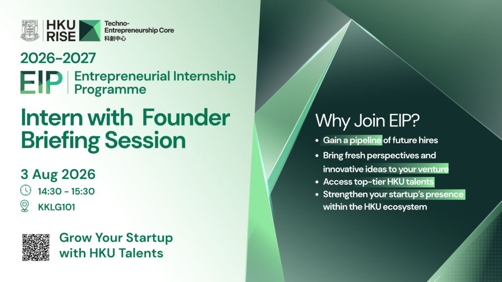 Entrepreneurial Internship Programme (EIP) Intern with Founder Briefing Session