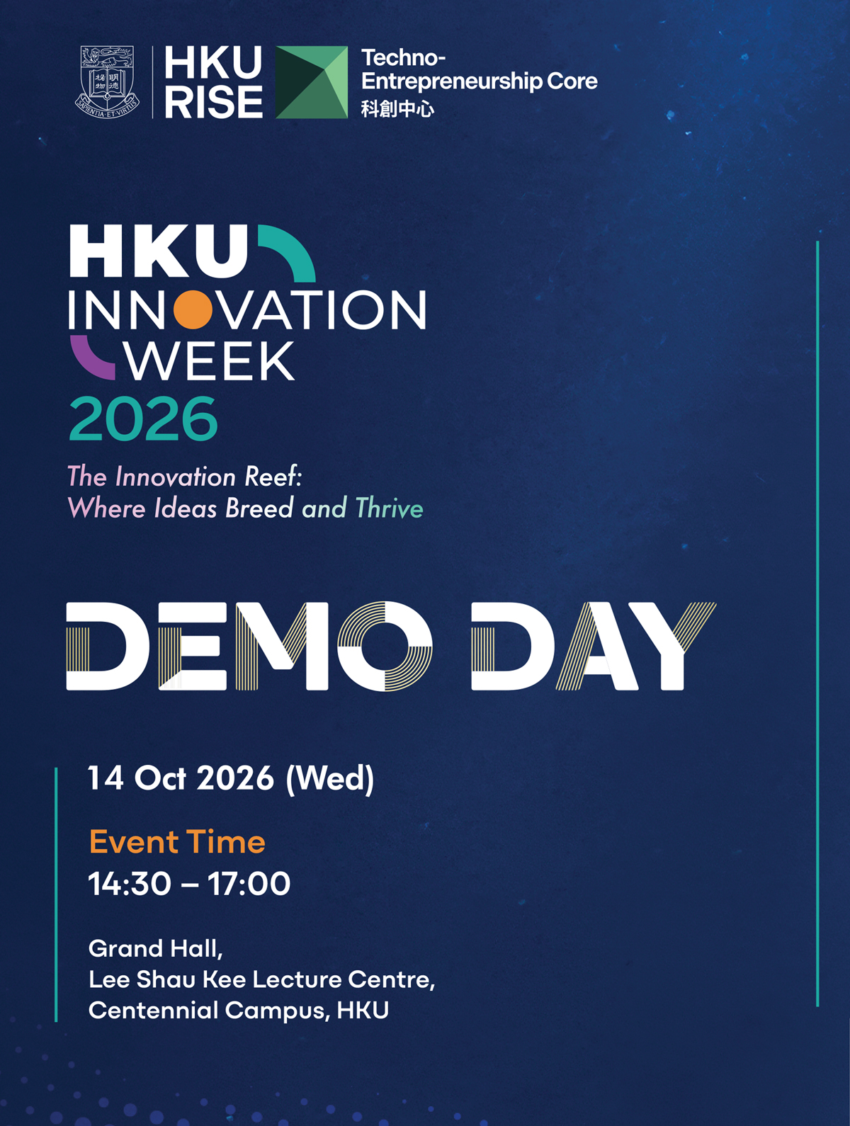 HKU Innovation Week 2026 - Demo Day Brochure